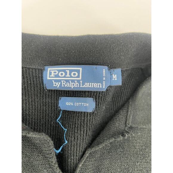 Ralph Lauren Shirt Womens Medium Short Sleeve Sweater Pullover Cotton Plain - Picture 3 of 7